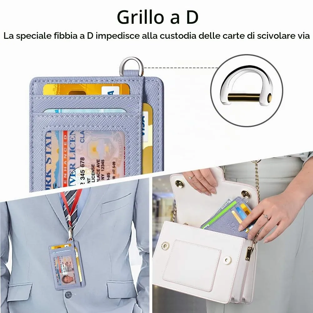 FurArt Porta Carte di Credito Slim con Protezione RFID per Uomo e Donna - immagine 4