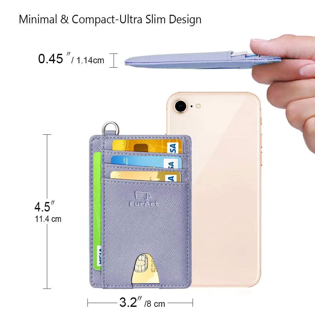 FurArt Porta Carte di Credito Slim con Protezione RFID per Uomo e Donna - immagine 7
