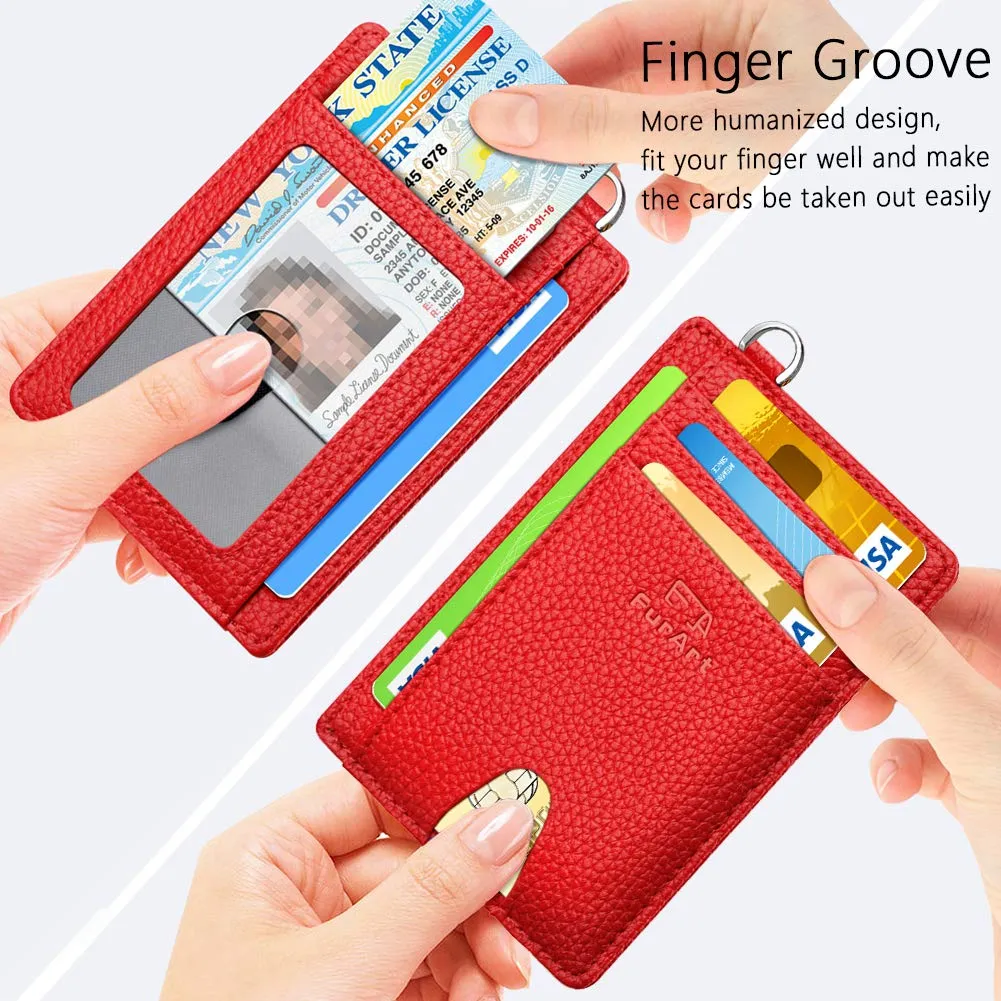 FurArt Porta Carte di Credito Slim con Protezione RFID per Uomo e Donna - immagine 3