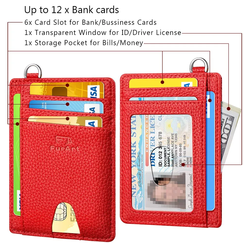FurArt Porta Carte di Credito Slim con Protezione RFID per Uomo e Donna - immagine 6