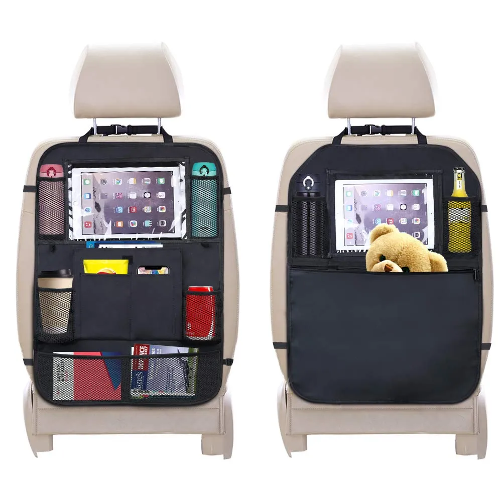 URAQT 2 pcs Protezione Sedile Auto Bambini,Multi-Tasca e Pocket - immagine 1