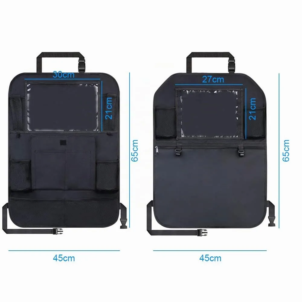 URAQT 2 pcs Protezione Sedile Auto Bambini,Multi-Tasca e Pocket - immagine 2