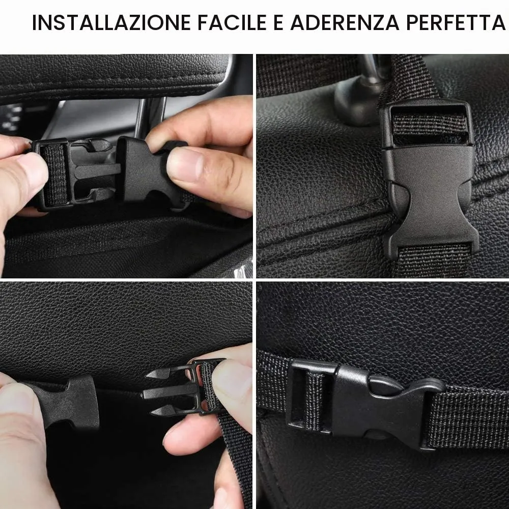 URAQT 2 pcs Protezione Sedile Auto Bambini,Multi-Tasca e Pocket - immagine 3