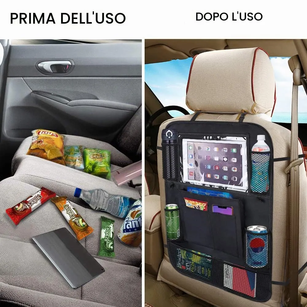 URAQT 2 pcs Protezione Sedile Auto Bambini,Multi-Tasca e Pocket - immagine 6