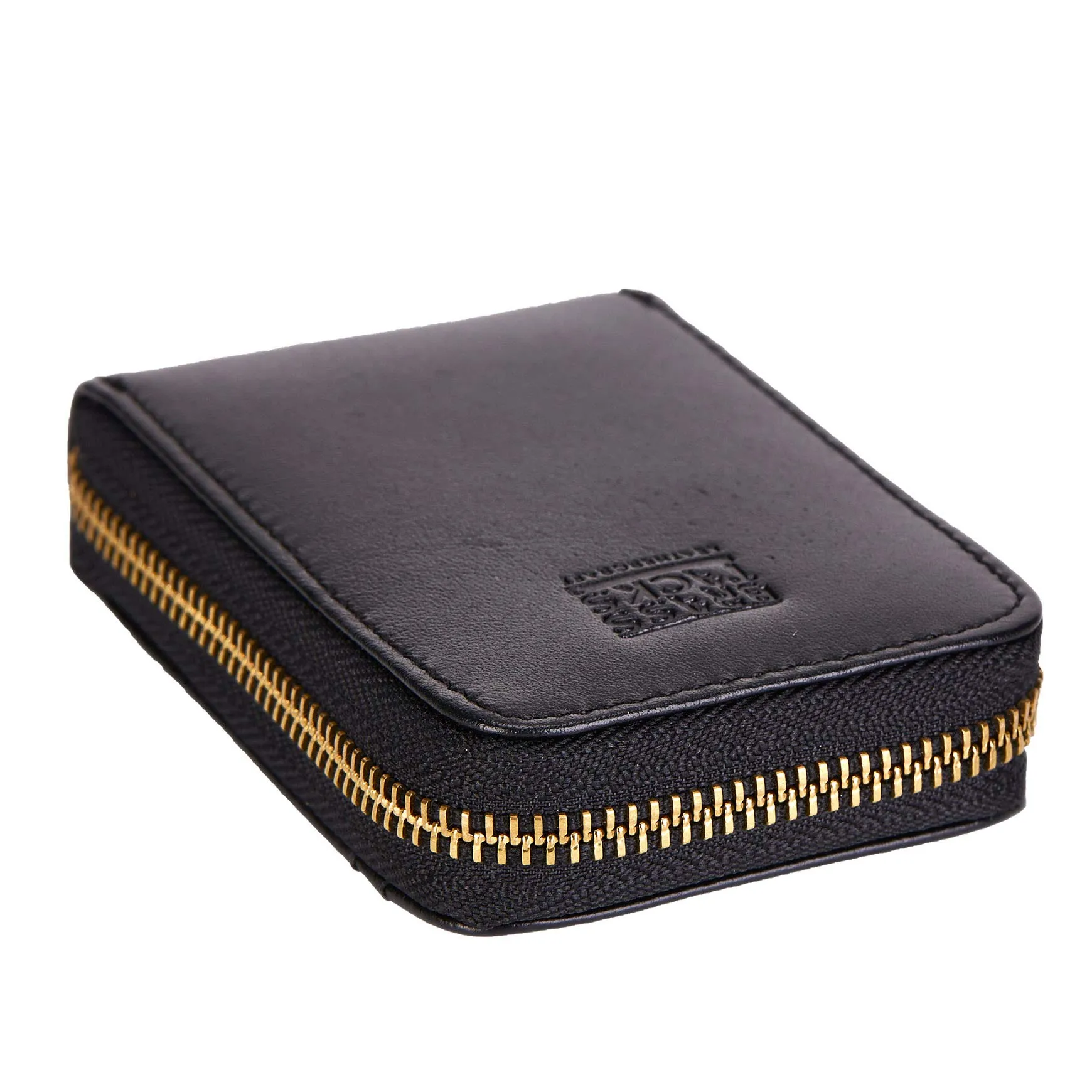BRASS TACKS Leathercraft Portafoglio Portacarte in Vera Pelle con Protezione RFID, 13 Scomparti e Cerniera, Slim Compatto per Donna e Uomo - immagine 6