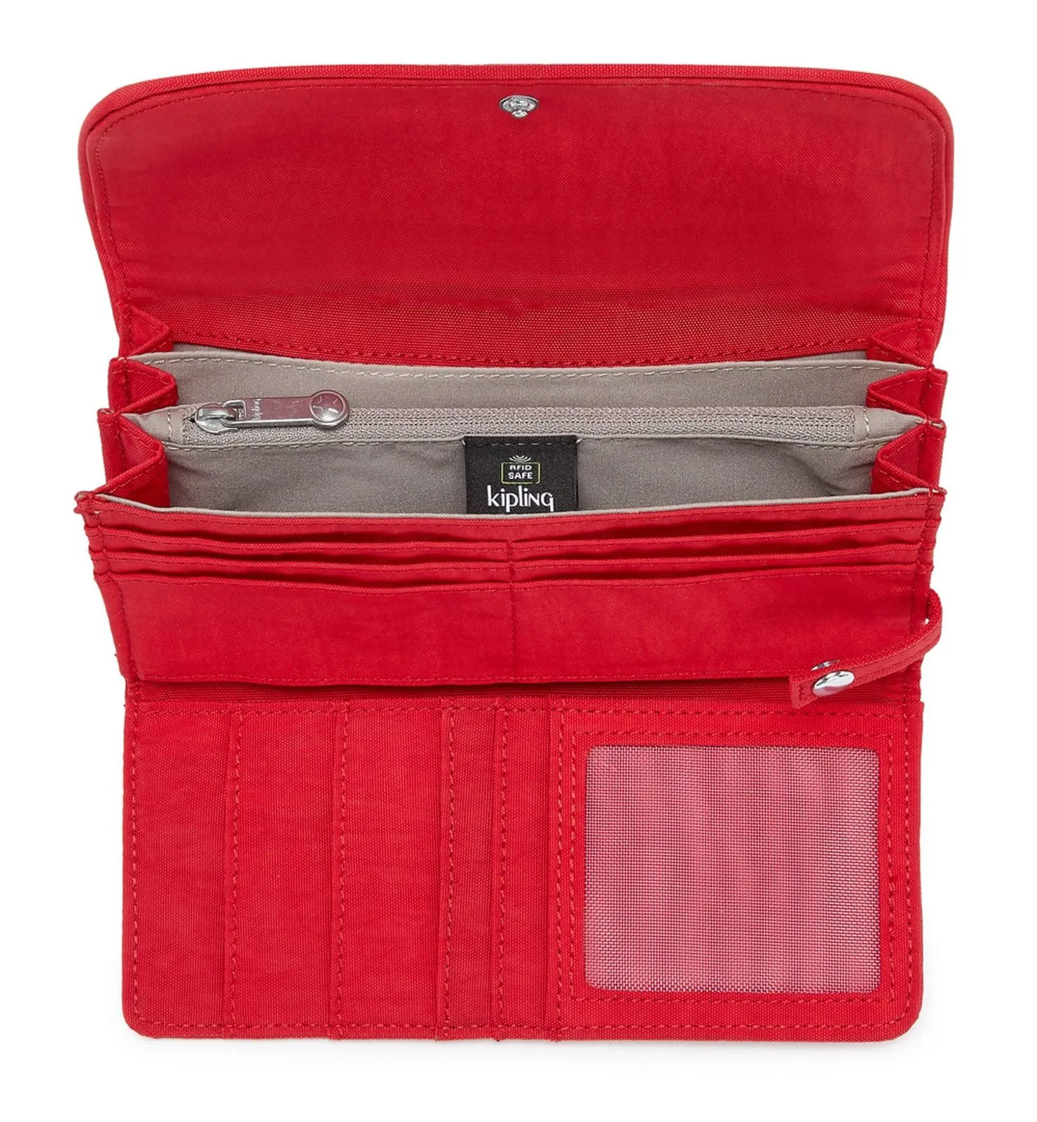 Kipling Money Land, Portafoglio Donna, Red Rouge, Taglia Unica - immagine 3