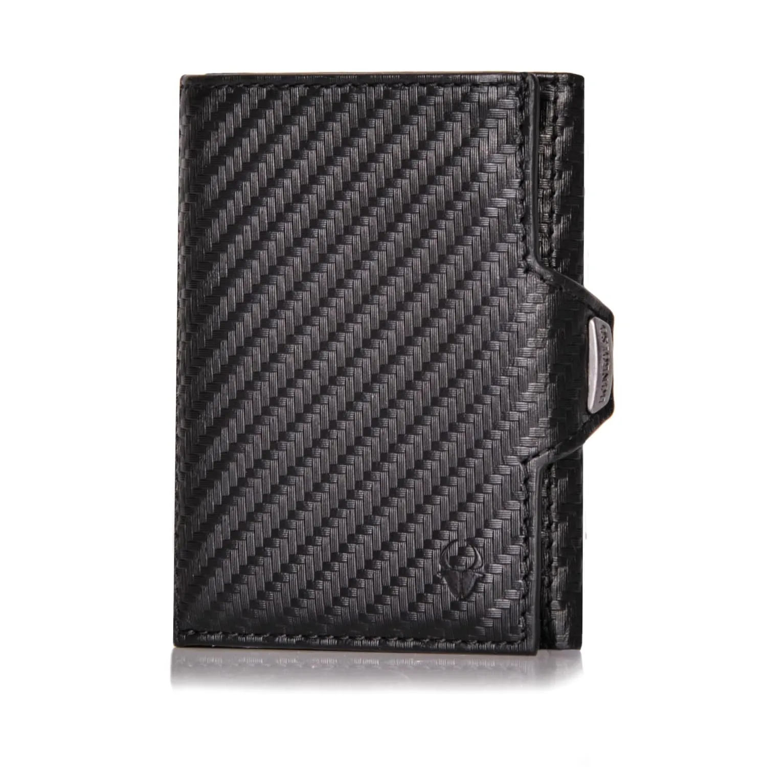 DONBOLSO Wallety NextGen I - Portafoglio in Pelle con Protezione RFID e Scomparto per Monete, Nero - immagine 1