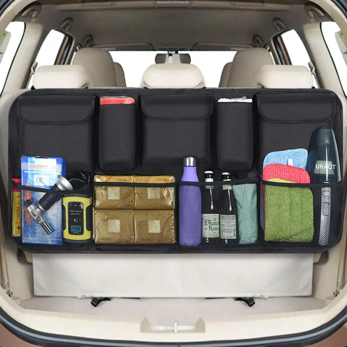 URAQT Protezione Sedile Auto Bambini, Organizer Impermeabile Resistente - immagine 1