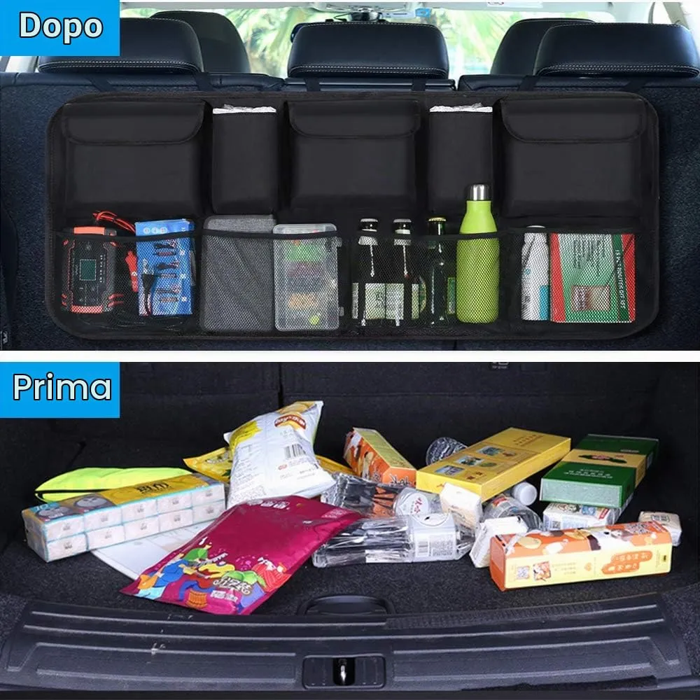 URAQT Protezione Sedile Auto Bambini, Organizer Impermeabile Resistente - immagine 2