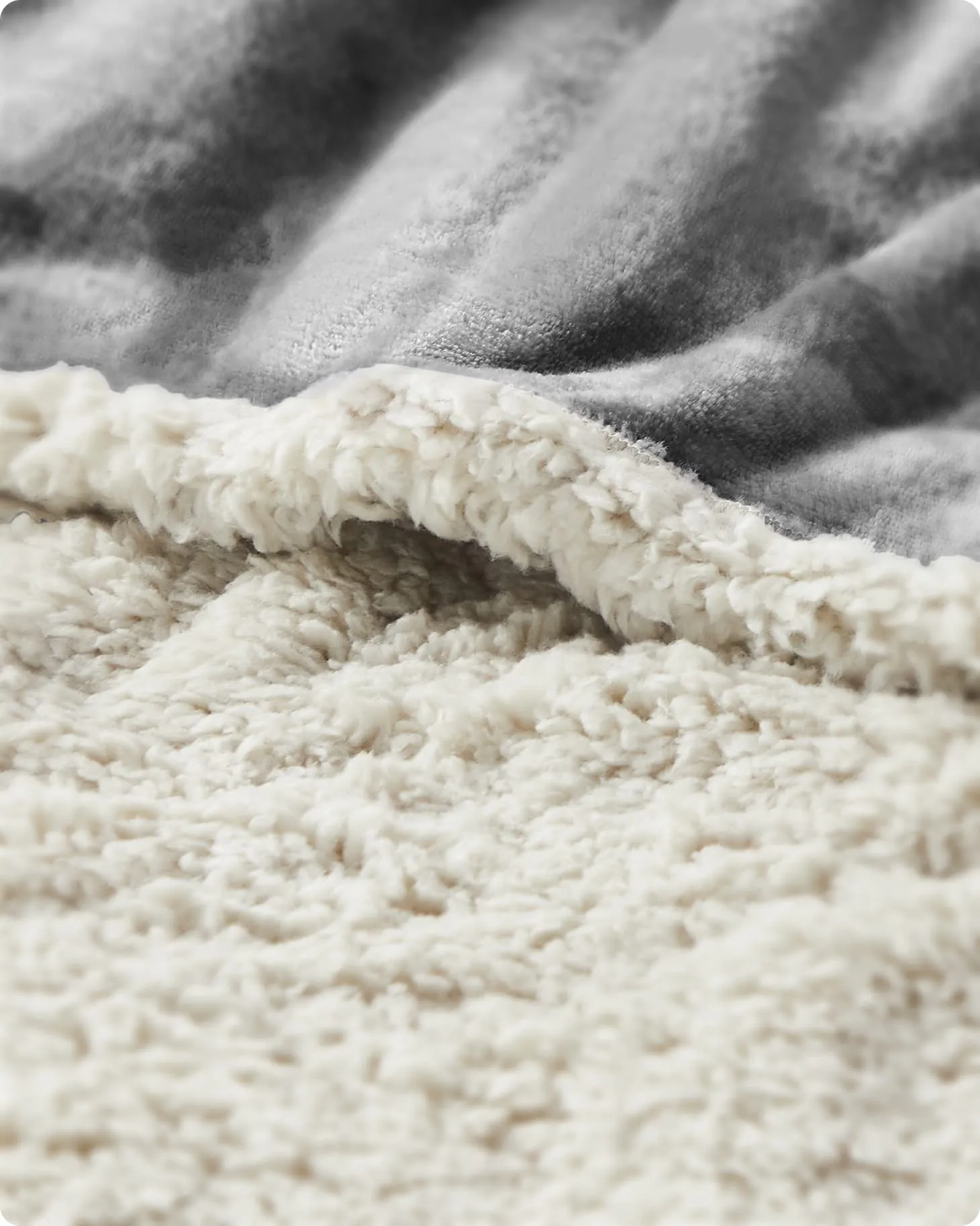 Feandrea Coperta Impermeabile per Cani e Gatti in Sherpa e Flanella, Reversibile e Lavabile, XL 152 x 127 cm, Grigio PPB060G01 - immagine 5