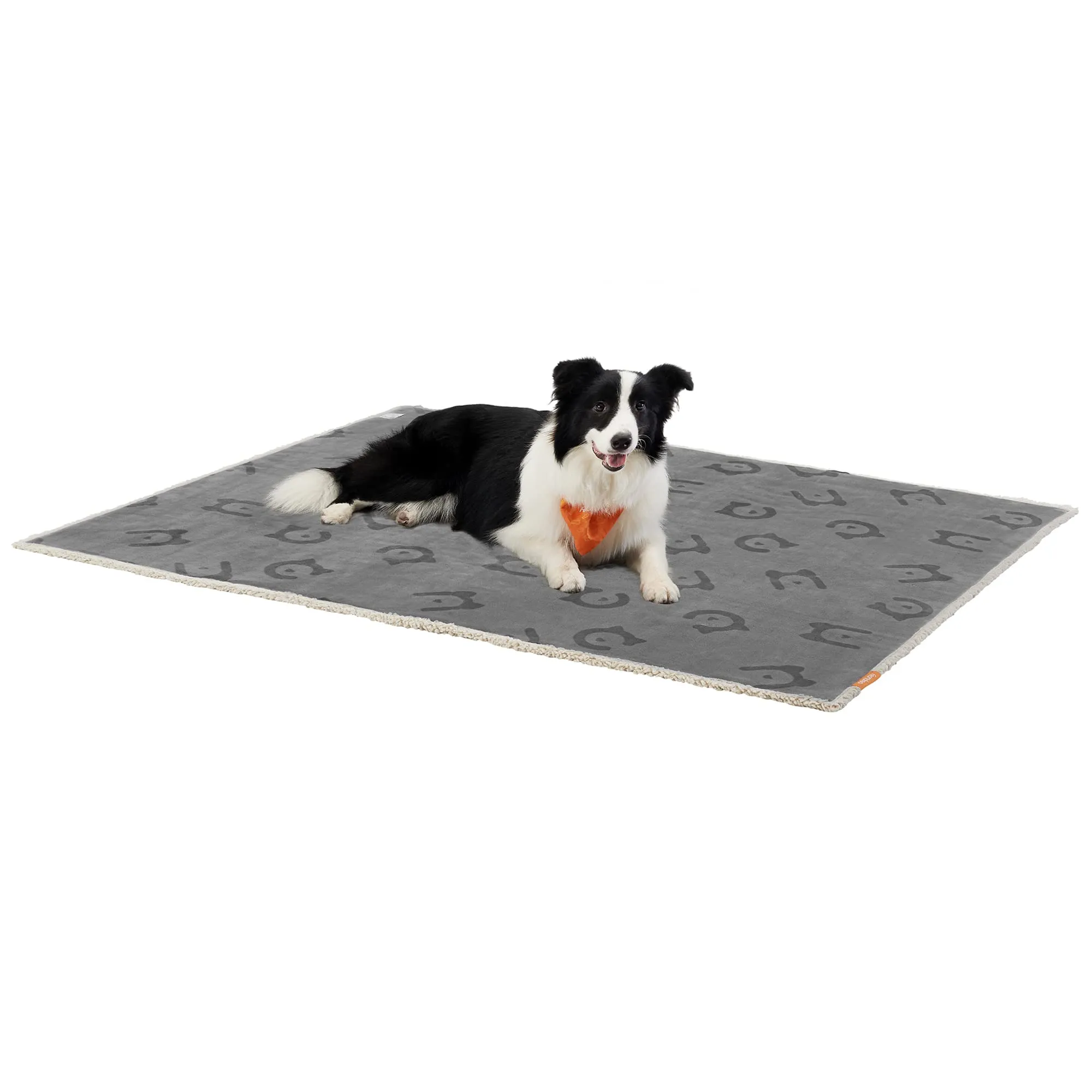 Feandrea Coperta Impermeabile per Cani e Gatti in Sherpa e Flanella, Reversibile e Lavabile, XL 152 x 127 cm, Grigio PPB060G01 - immagine 9