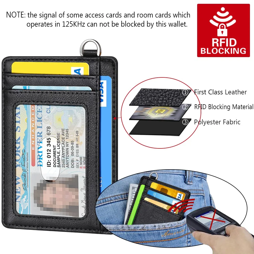 FurArt Porta Carte di Credito RFID Sottile per Uomo e Donna - immagine 5