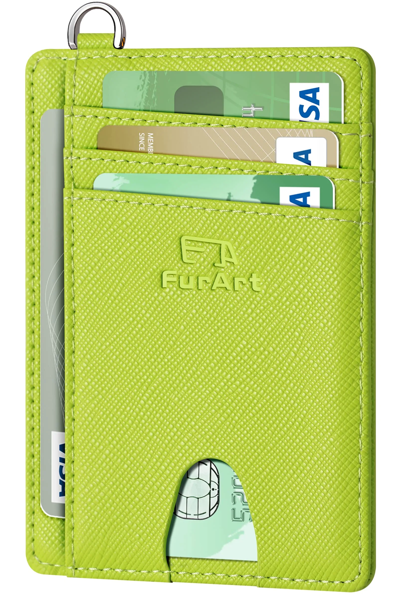 FurArt Porta Carte di Credito Slim con Protezione RFID per Uomo e Donna - immagine 1