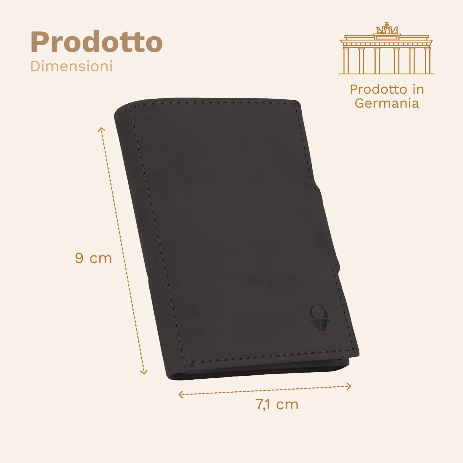DONBOLSO NextGen Portafoglio Uomo in Pelle con Portamonete e Protezione RFID, Nero - immagine 3