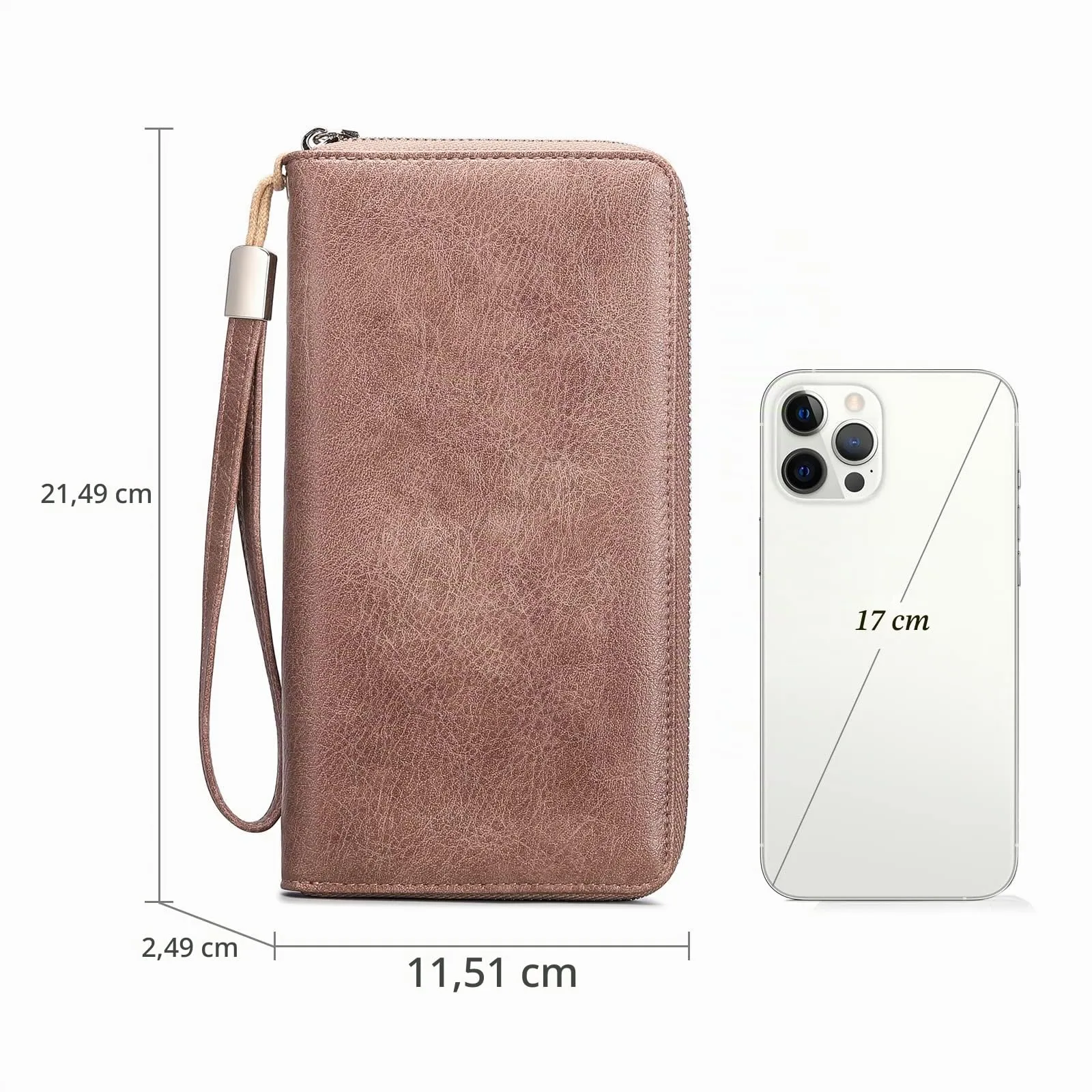 GAEKEAO Portafoglio Donna in Pelle con Bloccaggio RFID e Porta Carte di Credito - immagine 5