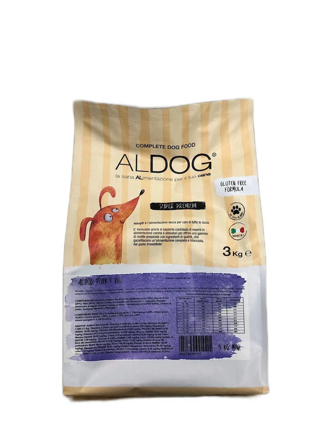 ALDOG Pork Crocchette Per Cani Adulti Sensitive Piccola Taglia E Mini - immagine 1