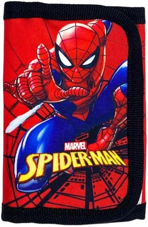 ILS I Love Shopping Portafoglio per bambini e ragazzi Spiderman con portamonete e portatessere - immagine 1
