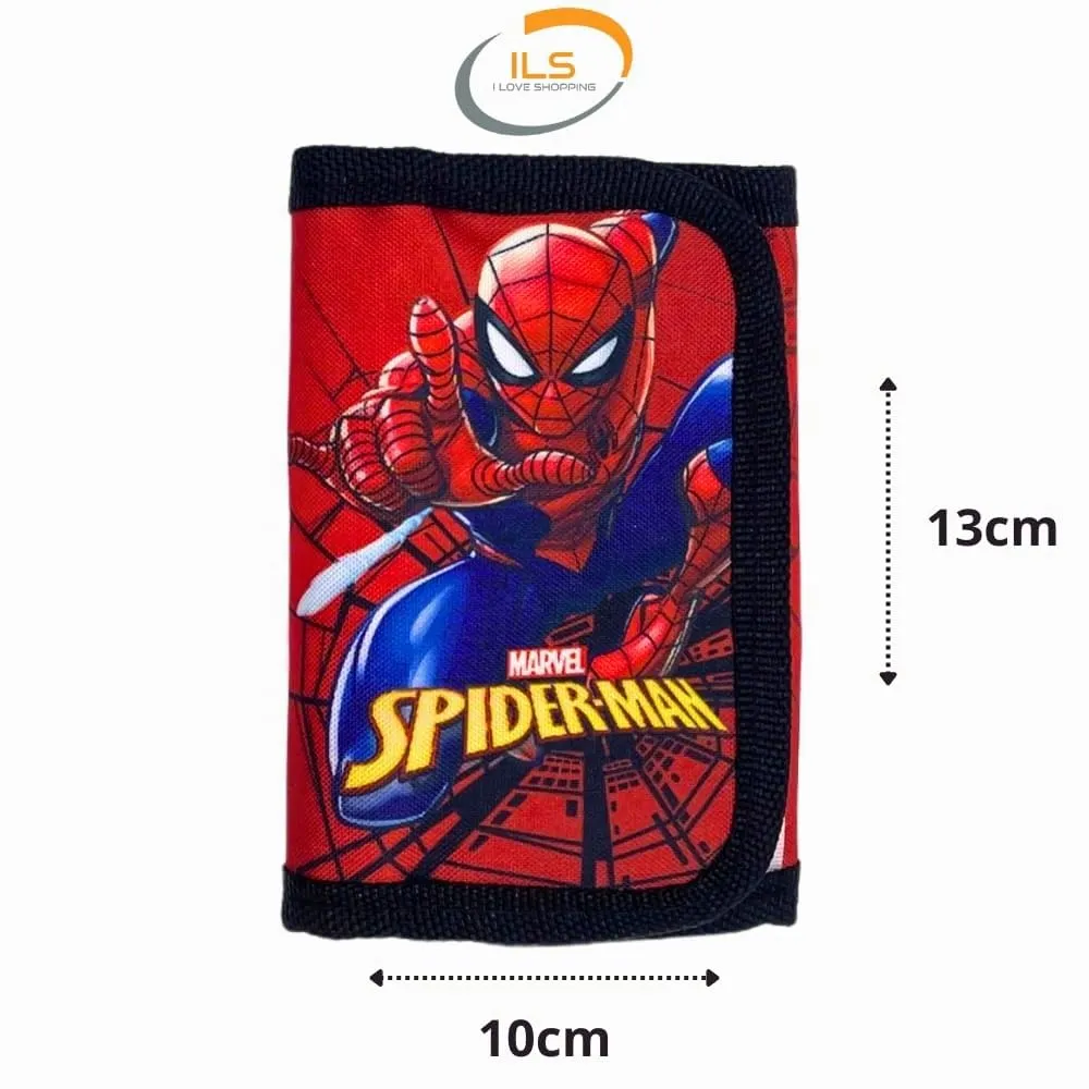 ILS I Love Shopping Portafoglio per bambini e ragazzi Spiderman con portamonete e portatessere - immagine 7