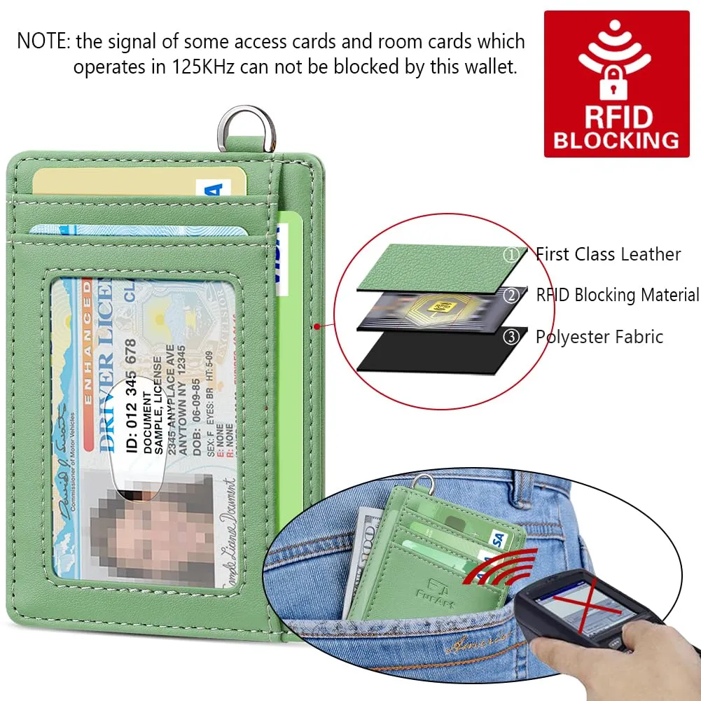 FurArt Porta Carte di Credito Slim con Protezione RFID per Uomo e Donna - immagine 5