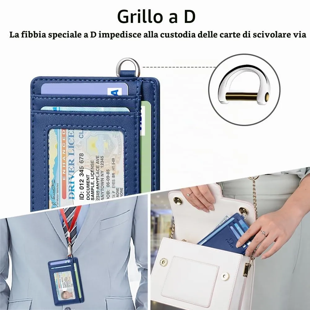 FurArt Porta Carte di Credito Slim con Protezione RFID per Uomo e Donna - immagine 4