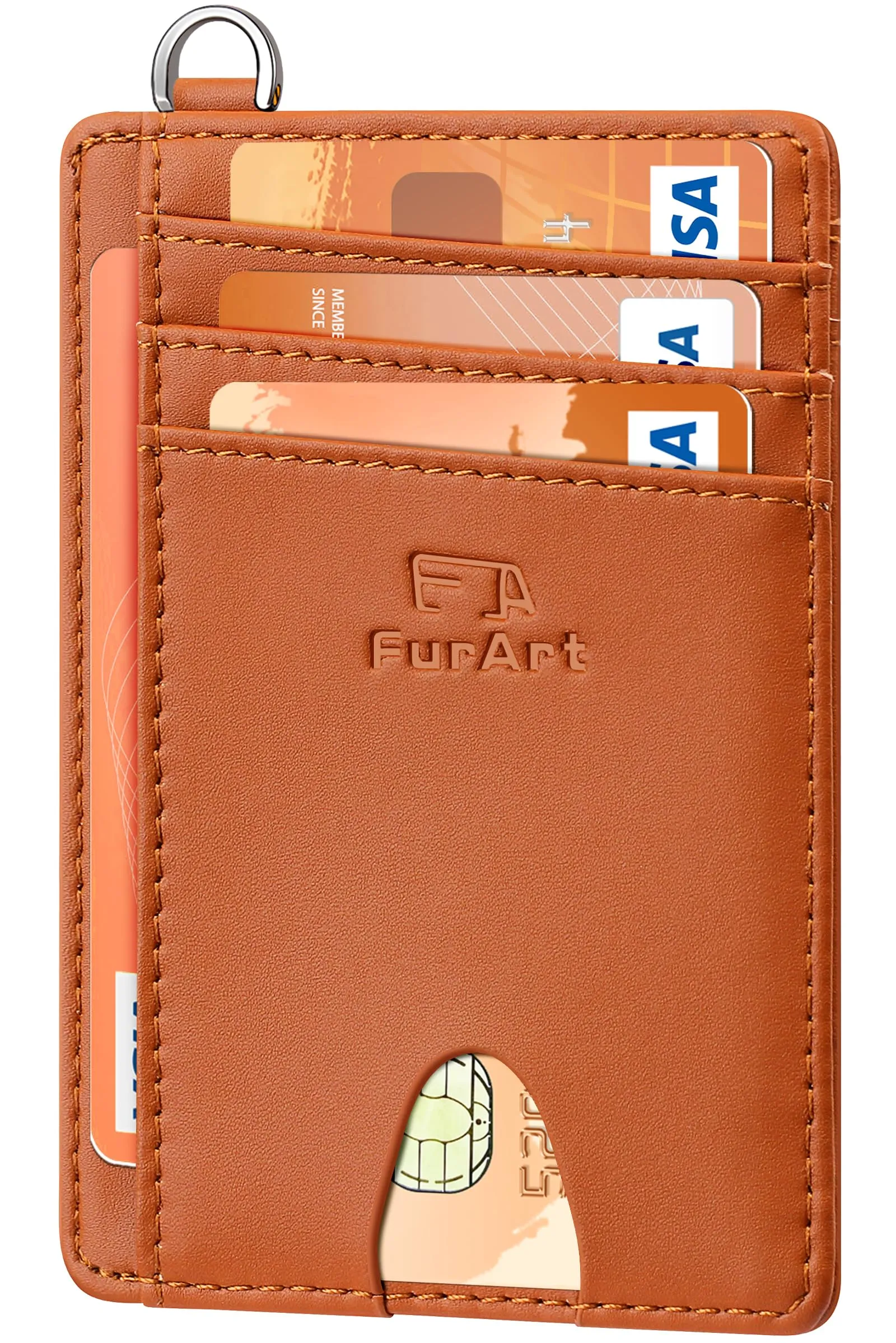 FurArt Porta Carte di Credito Slim con Protezione RFID per Uomo e Donna - immagine 1