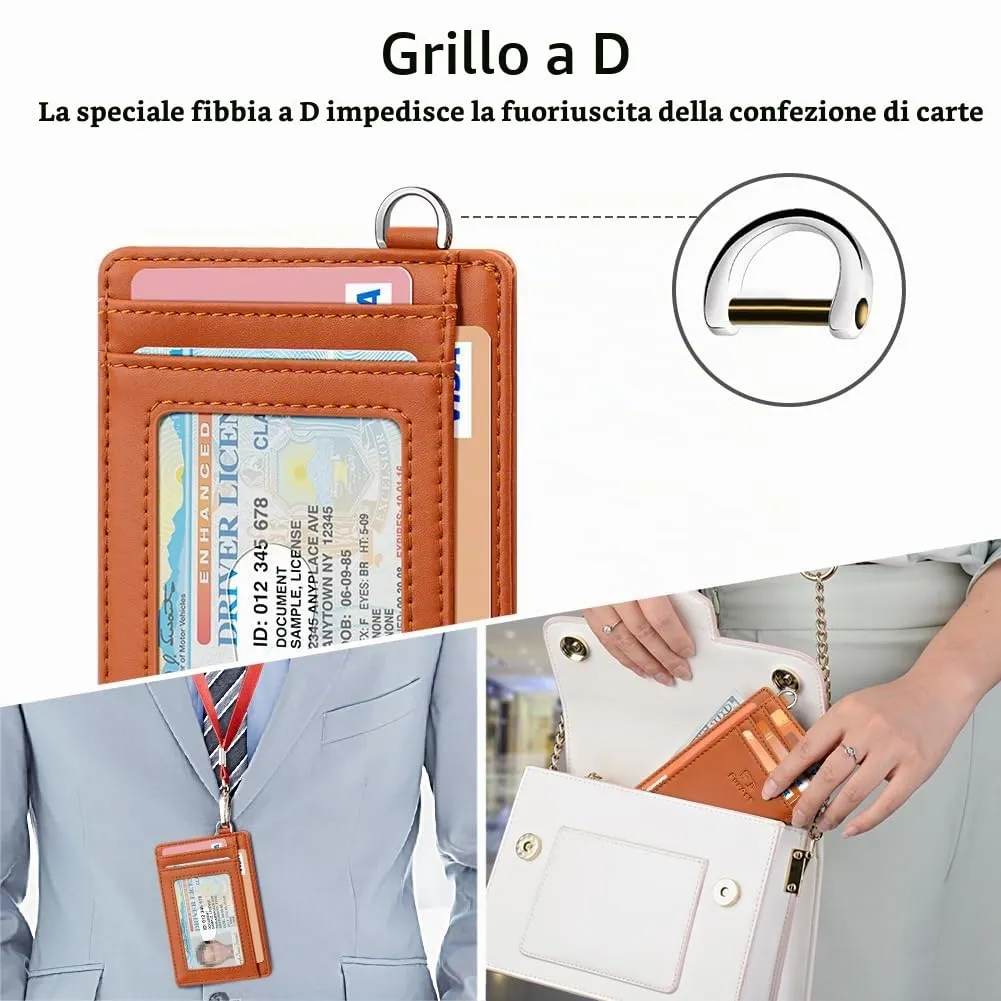 FurArt Porta Carte di Credito Slim con Protezione RFID per Uomo e Donna - immagine 4