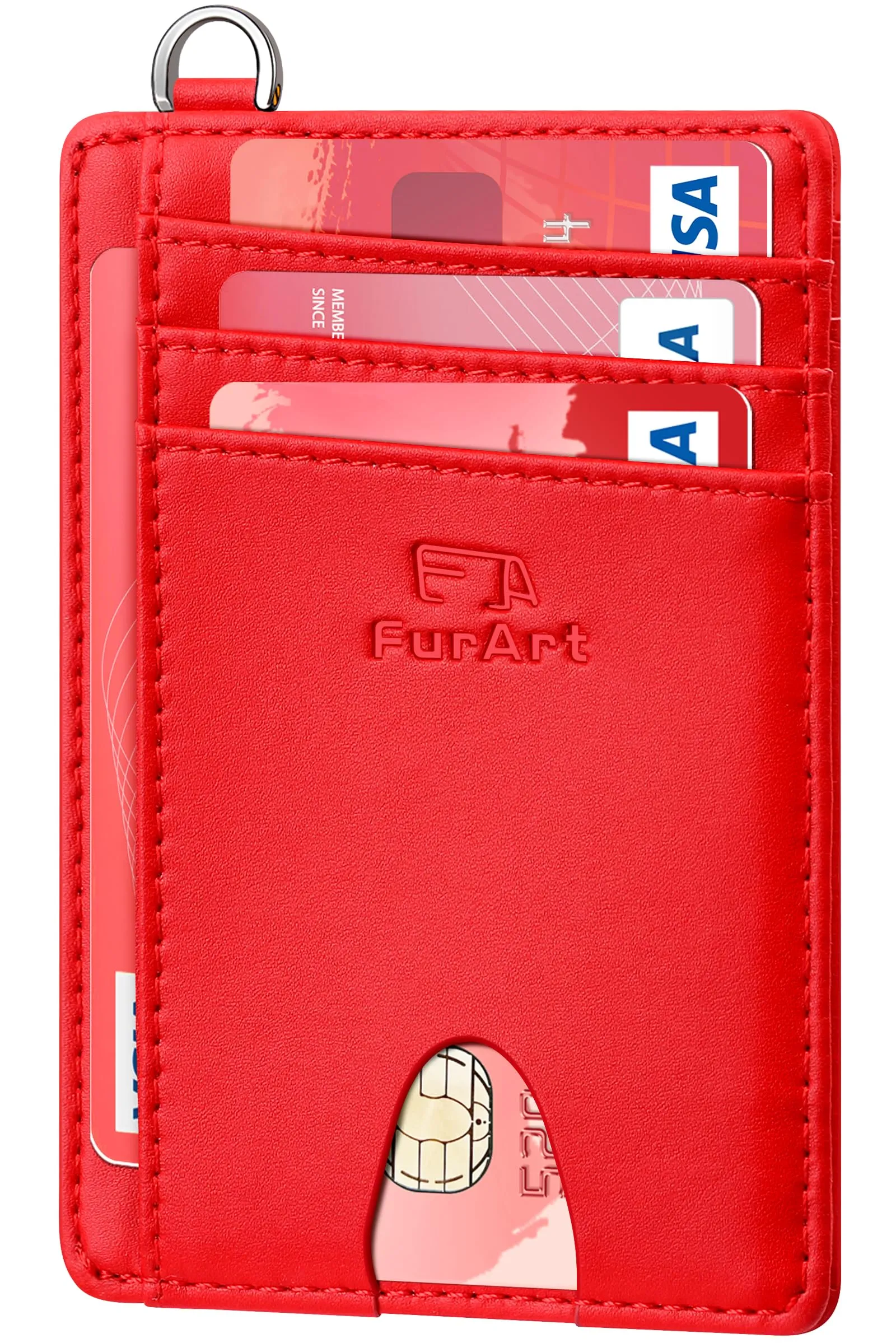 FurArt Porta Carte di Credito Slim con Protezione RFID per Uomo e Donna - immagine 1
