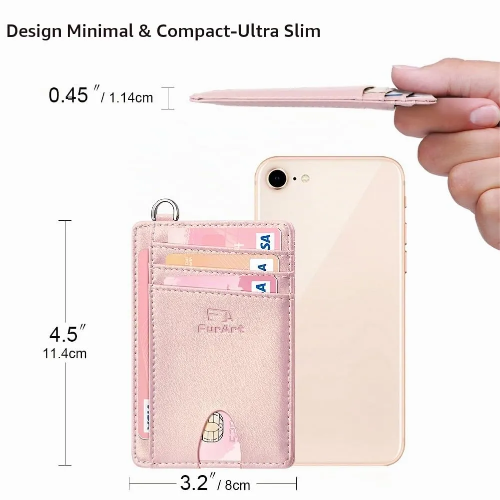 FurArt Porta Carte di Credito Slim con Protezione RFID per Uomo e Donna - immagine 7