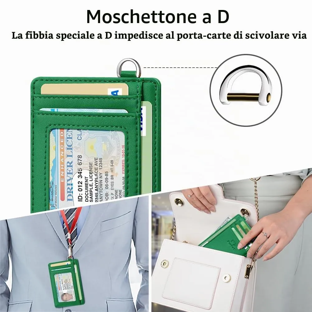FurArt Porta Carte di Credito RFID Sottile per Uomo e Donna - immagine 4