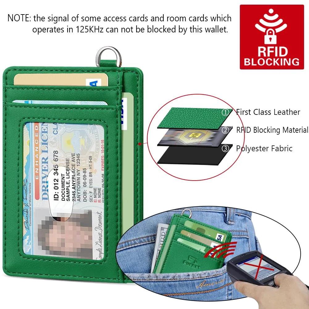 FurArt Porta Carte di Credito RFID Sottile per Uomo e Donna - immagine 5