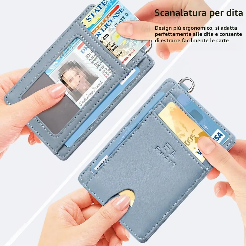 FurArt Porta Carte di Credito Slim con Protezione RFID - immagine 3