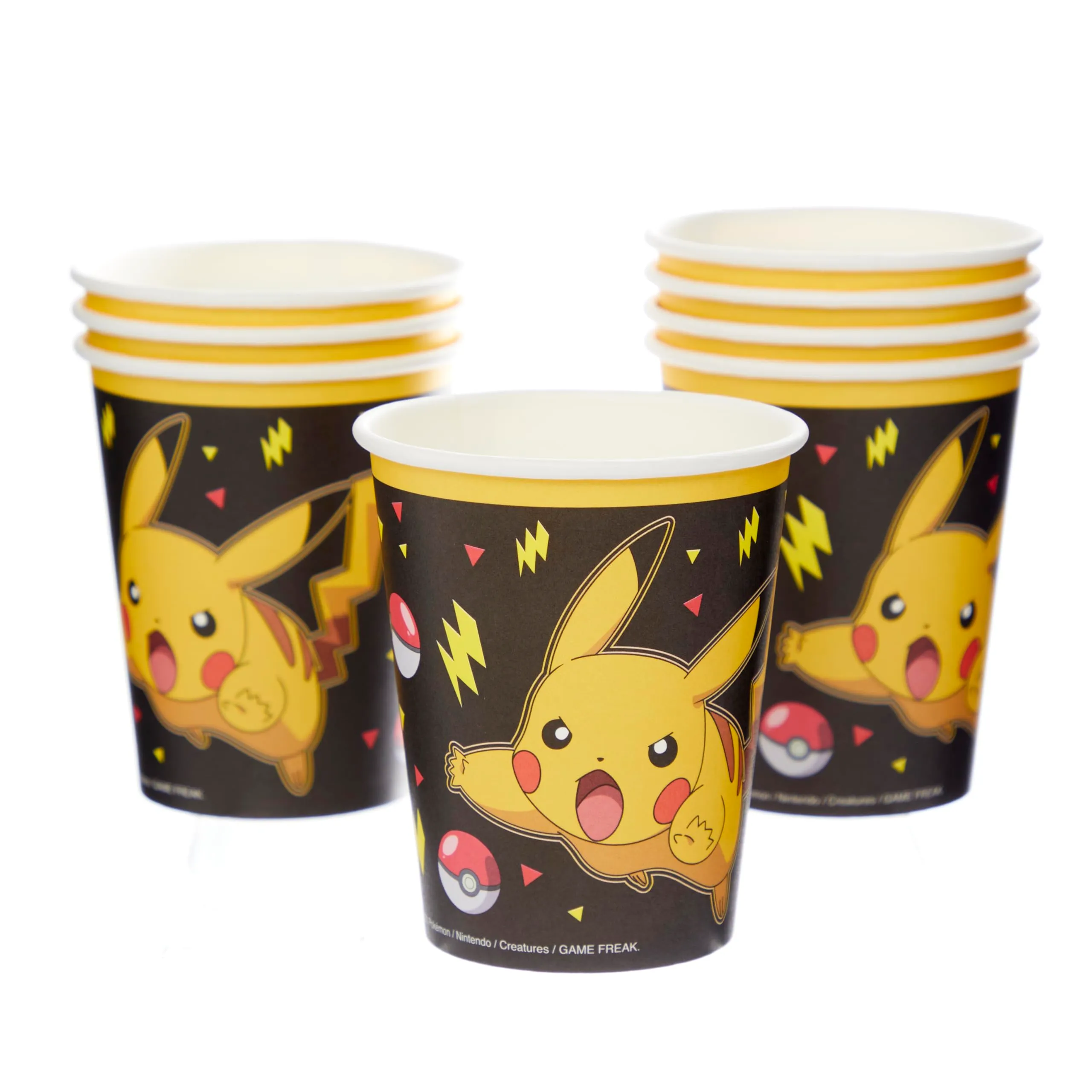 Amscan 9917106-66 Bicchieri di carta Pokémon, confezione da 8 - immagine 1
