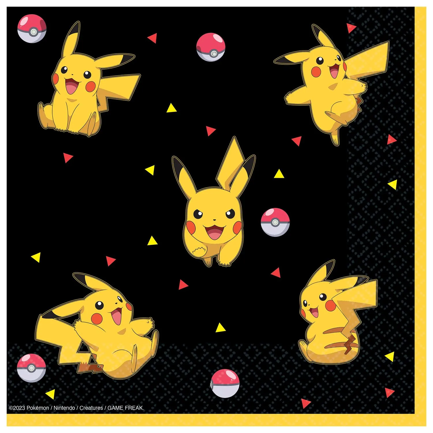Amscan 9917107 Tovaglioli per feste di compleanno Pokémon, confezione da 16 - immagine 2