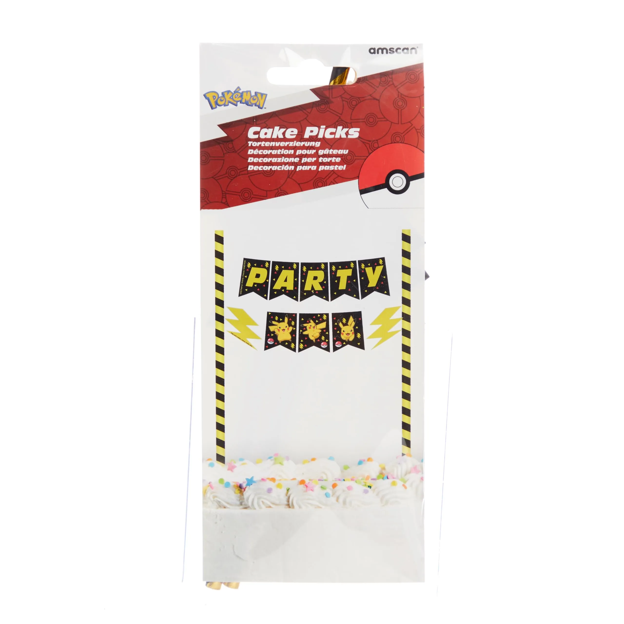 Amscan Topper per Torta di Compleanno Pokémon 9917118 - immagine 2