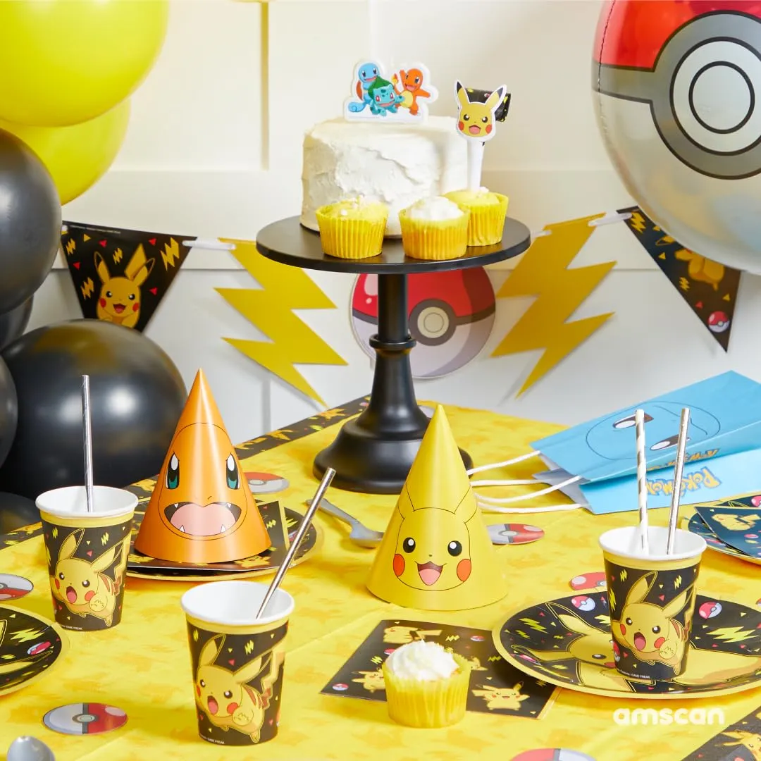 Amscan 9917122 - Pokémon Festa di compleanno per bambini Pikachu Noisemakers - Confezione da 8 - immagine 5
