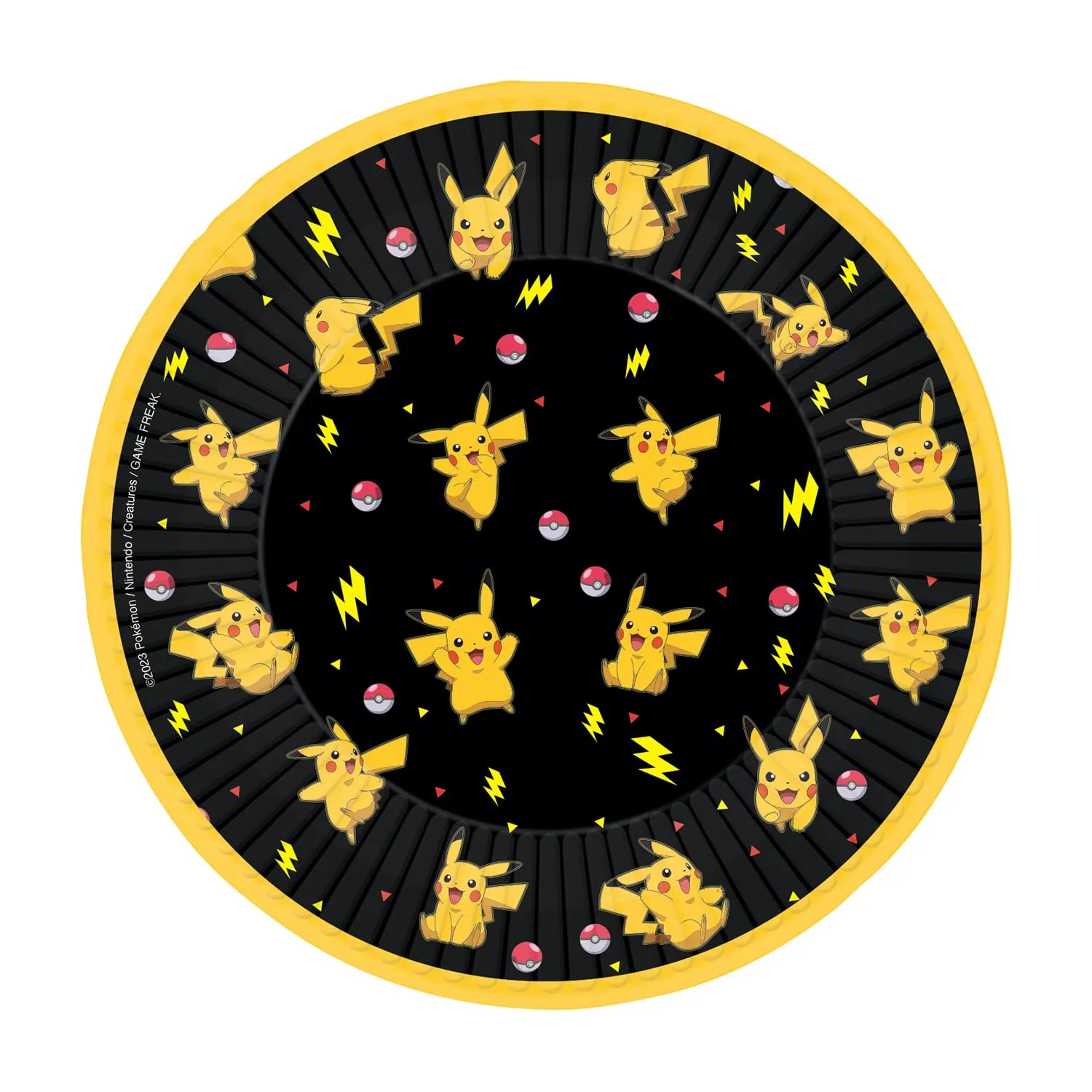 Amscan Piatti di carta Pokémon, 18 cm, 9917105-66, confezione da 8 - immagine 1