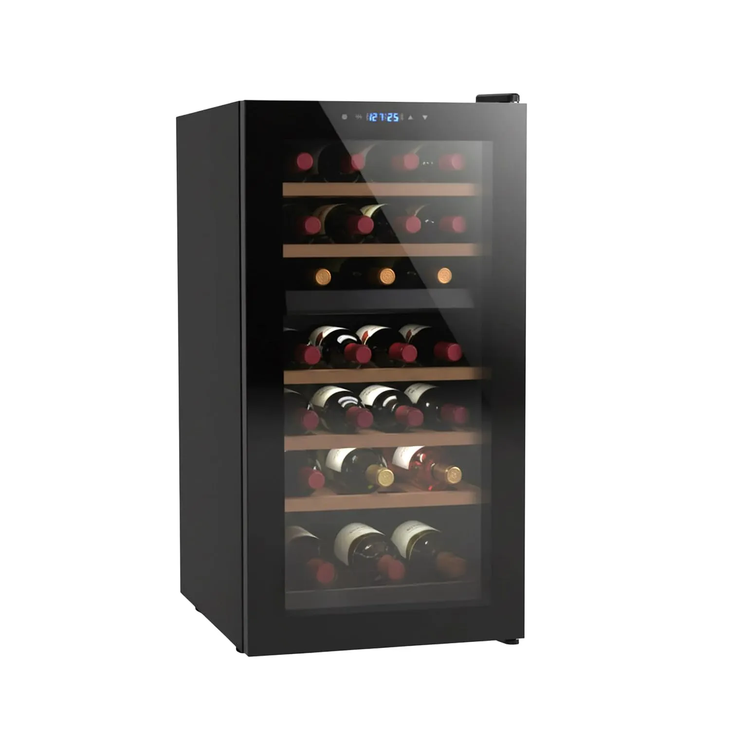 Wintem Cantinetta Vino Refrigerata Doppia Temperatura, Frigorifero con Display LED Touchscreen, Capacità 28 Bottiglie 82L - immagine 9