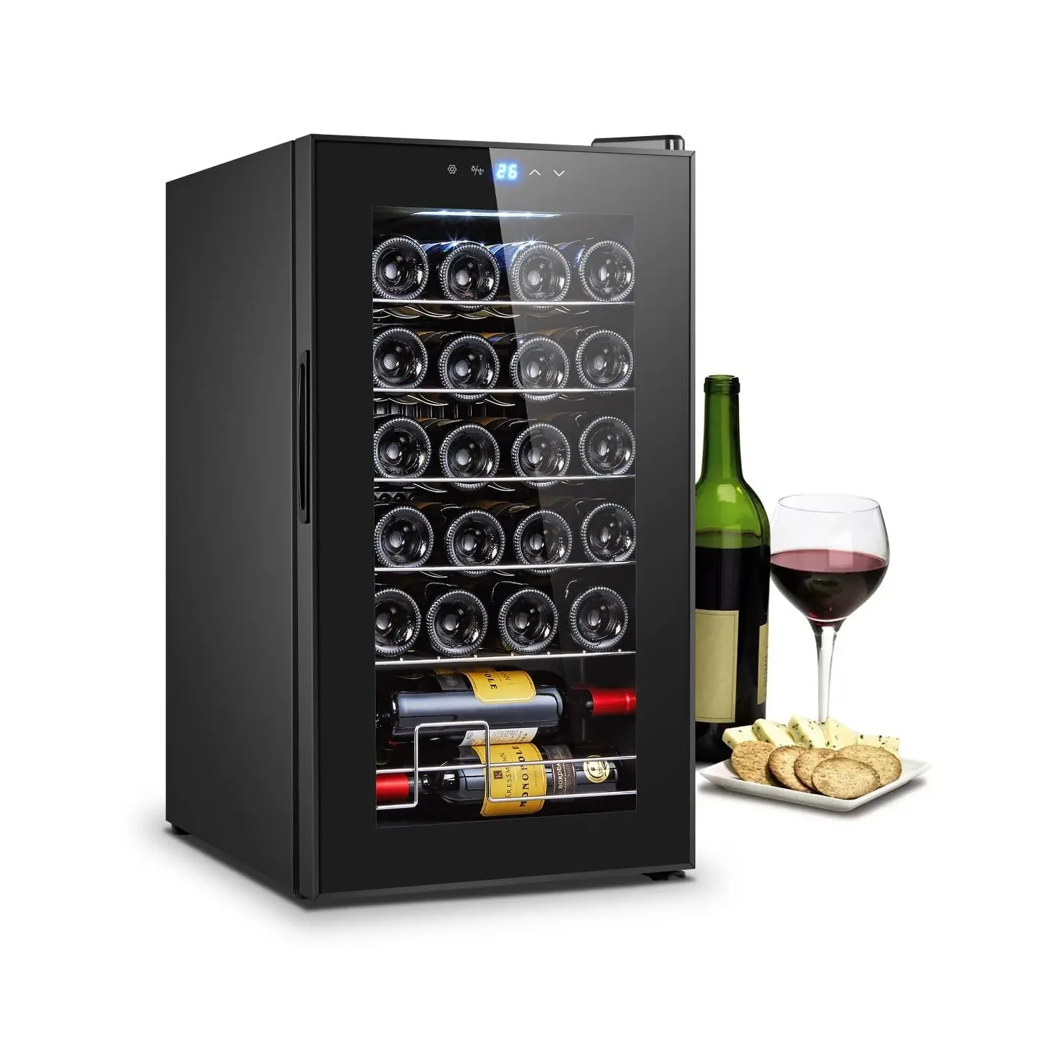 Wintem Cantinetta Vino 24 Bottiglie 70L a Compressore, Temperatura 5-18°C - immagine 1