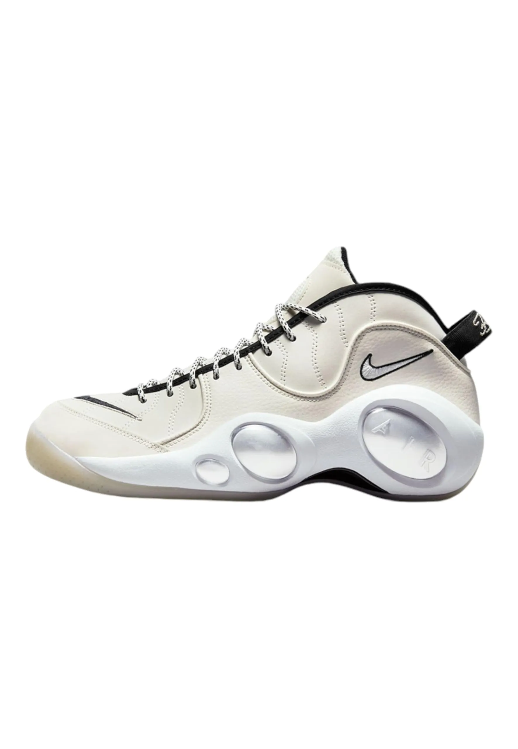 NIKE Sportswear - Sneakers Air Zoom Flight 95 in Pelle, Bianco-Nero-Argento-Sabbia (8.5) - immagine 1