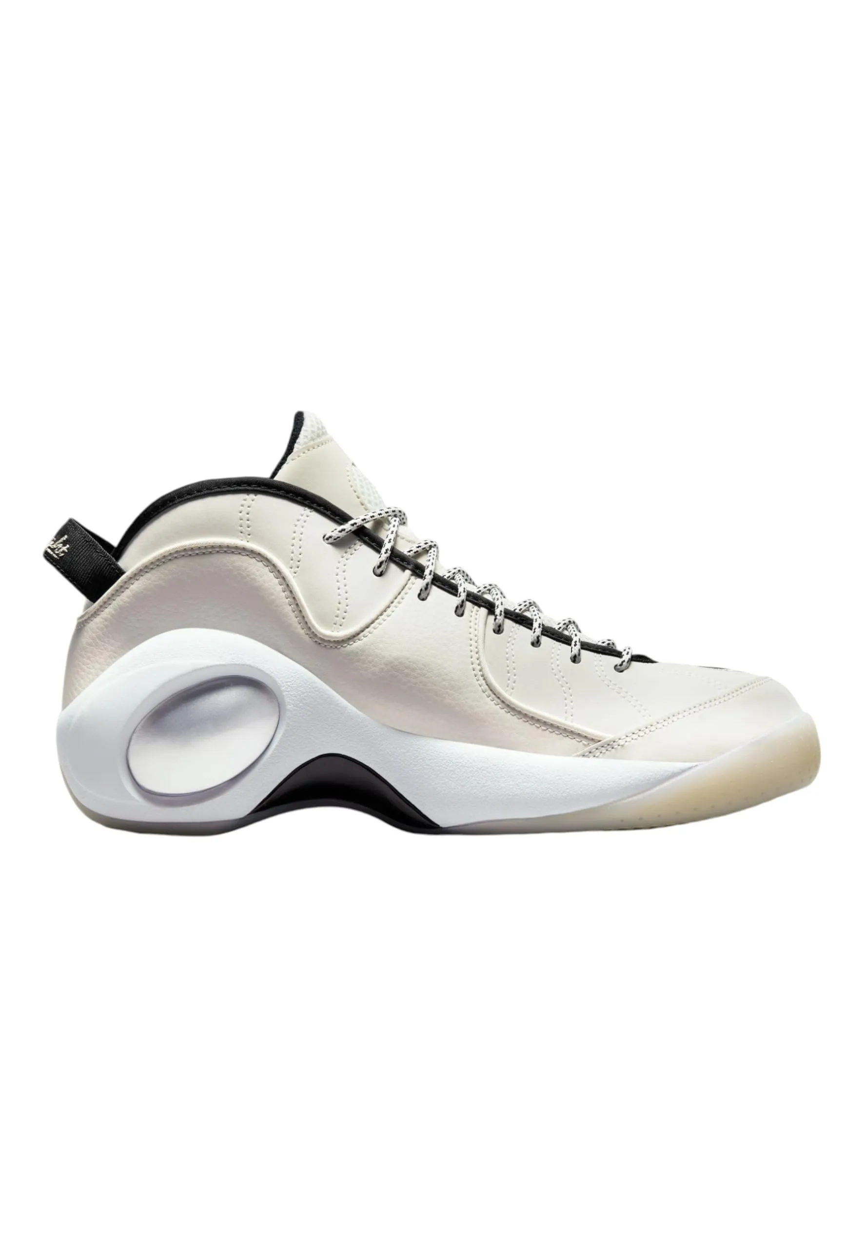 NIKE Sportswear - Sneakers Air Zoom Flight 95 in Pelle, Bianco-Nero-Argento-Sabbia (8.5) - immagine 3