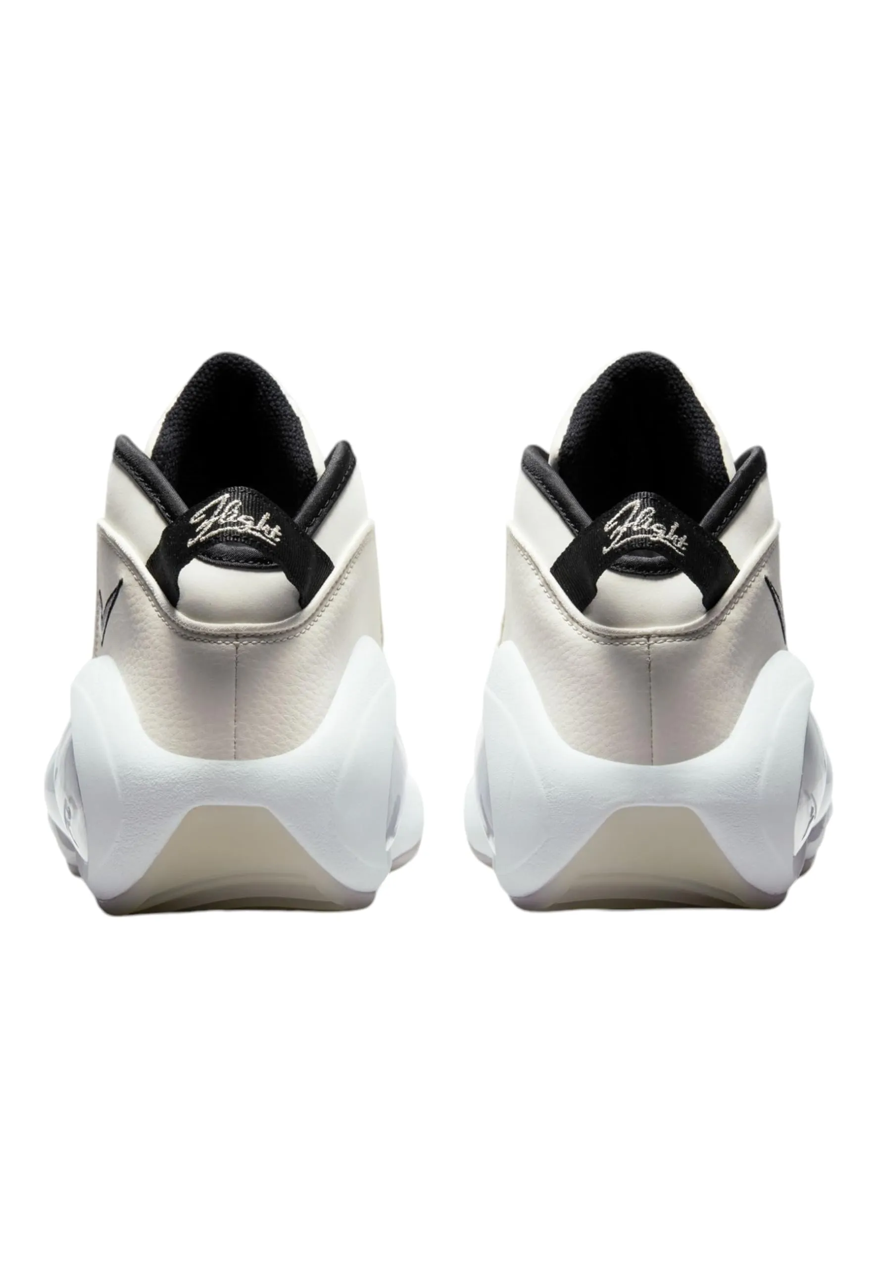 NIKE Sportswear - Sneakers Air Zoom Flight 95 in Pelle, Bianco-Nero-Argento-Sabbia (8.5) - immagine 5