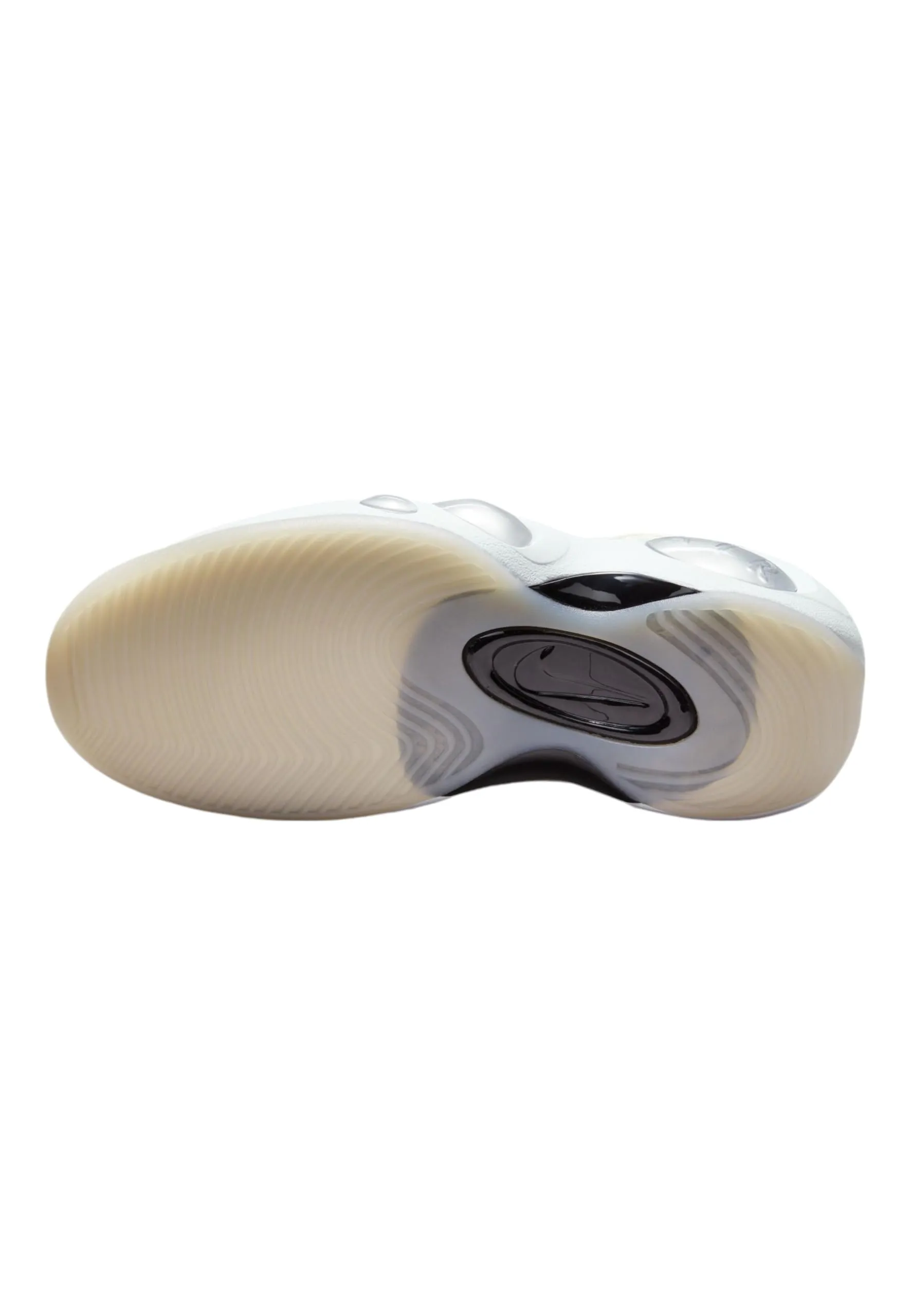 NIKE Sportswear - Sneakers Air Zoom Flight 95 in Pelle, Bianco-Nero-Argento-Sabbia (8.5) - immagine 6