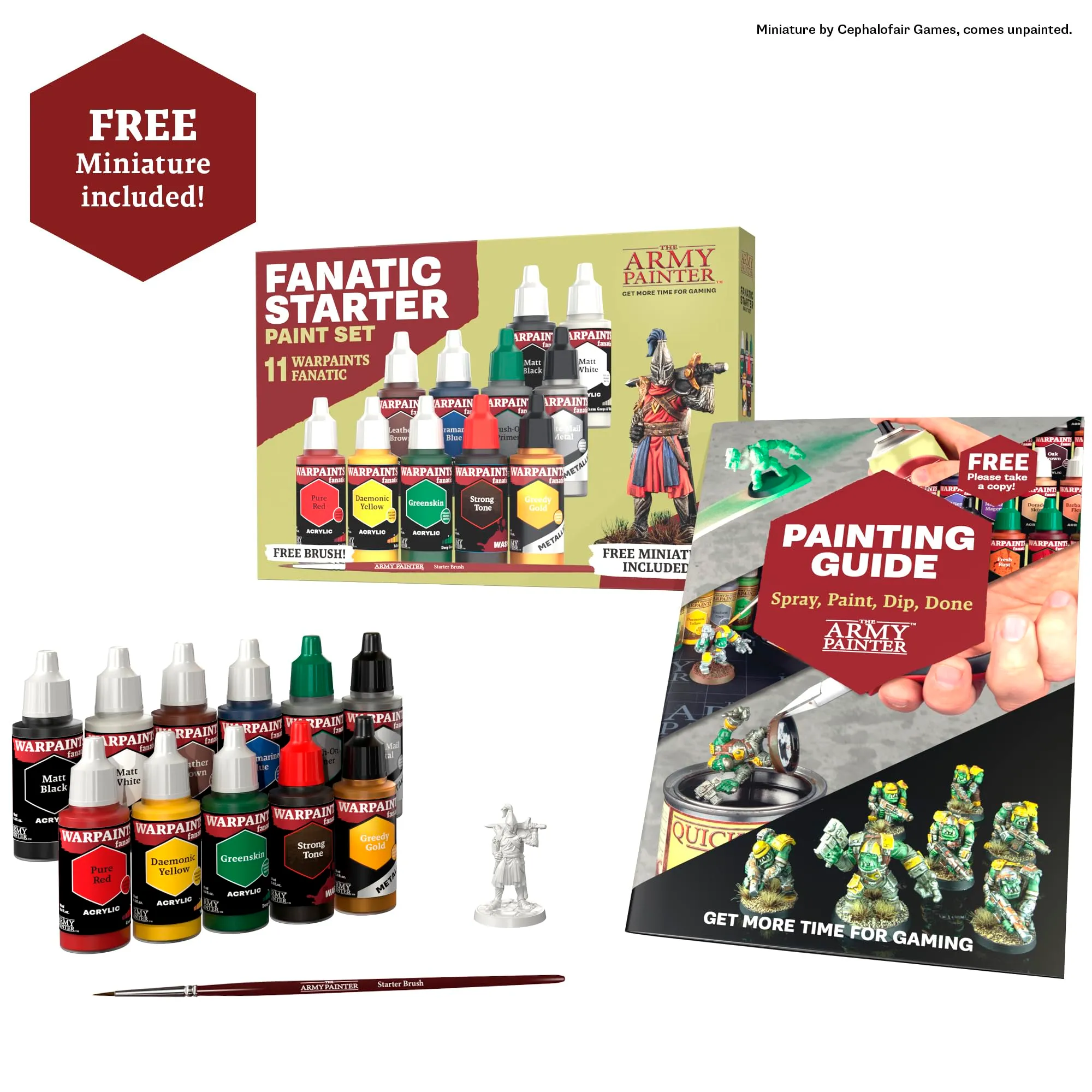 The Army Painter, Warpaints Fanatic Starter Set, 11 x 18 ml acrilici - immagine 2