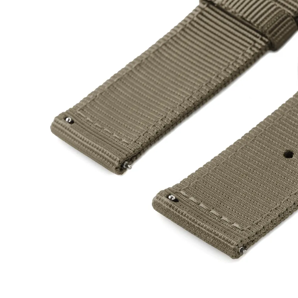 Archer Watch Straps - Cinturini in Nylon Premium a Sgancio Rapido (Kaki, 20mm) - immagine 6