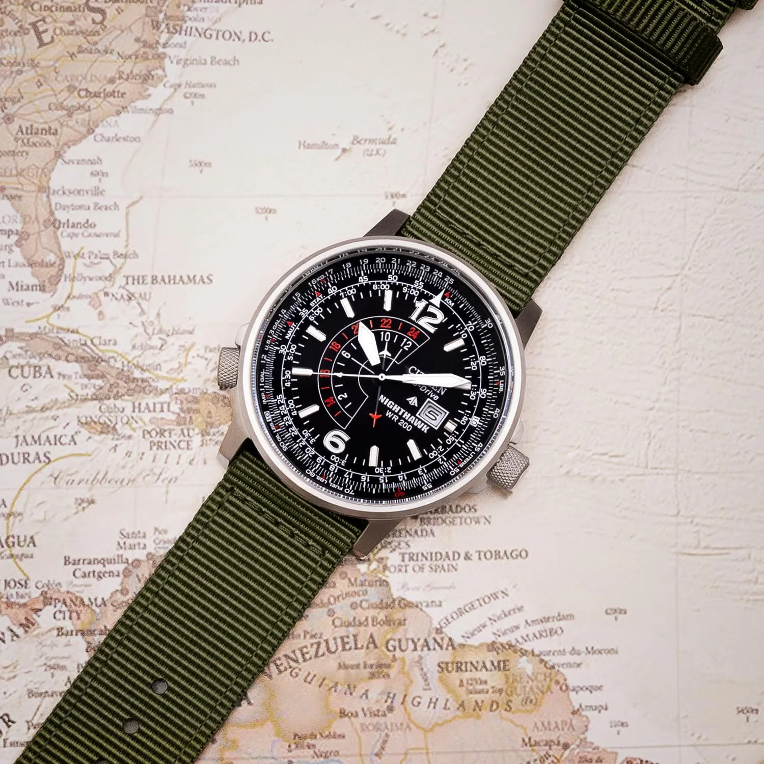 Archer Watch Straps - Cinturini in Nylon Premium a Sgancio Rapido (Verde Oliva, 18mm) - immagine 2