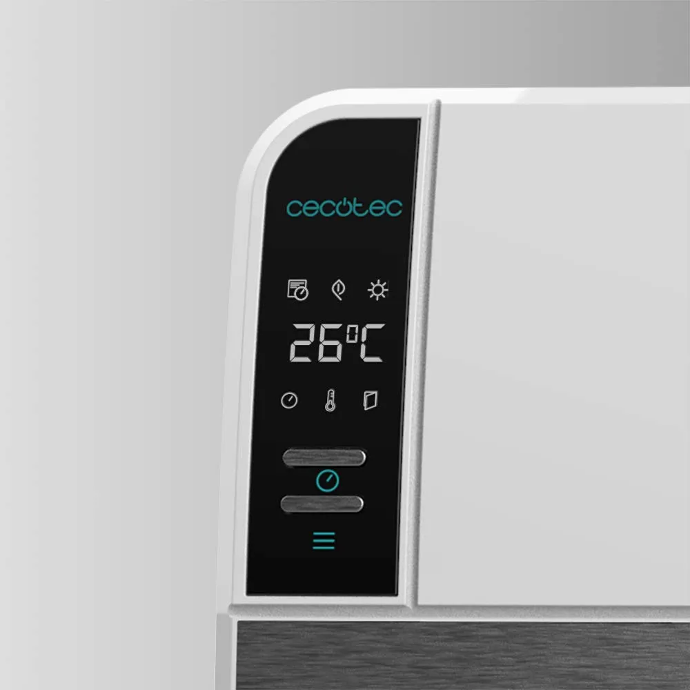 Cecotec ReadyWarm 5250 Swing Box Ceramic Stufa in Ceramica da Parete, 2000 W, Display Digitale, Oscillazione, Telecomando, Timer, 3 Modalità, Protezione Contro il surriscaldamento, IPX2 - immagine 6