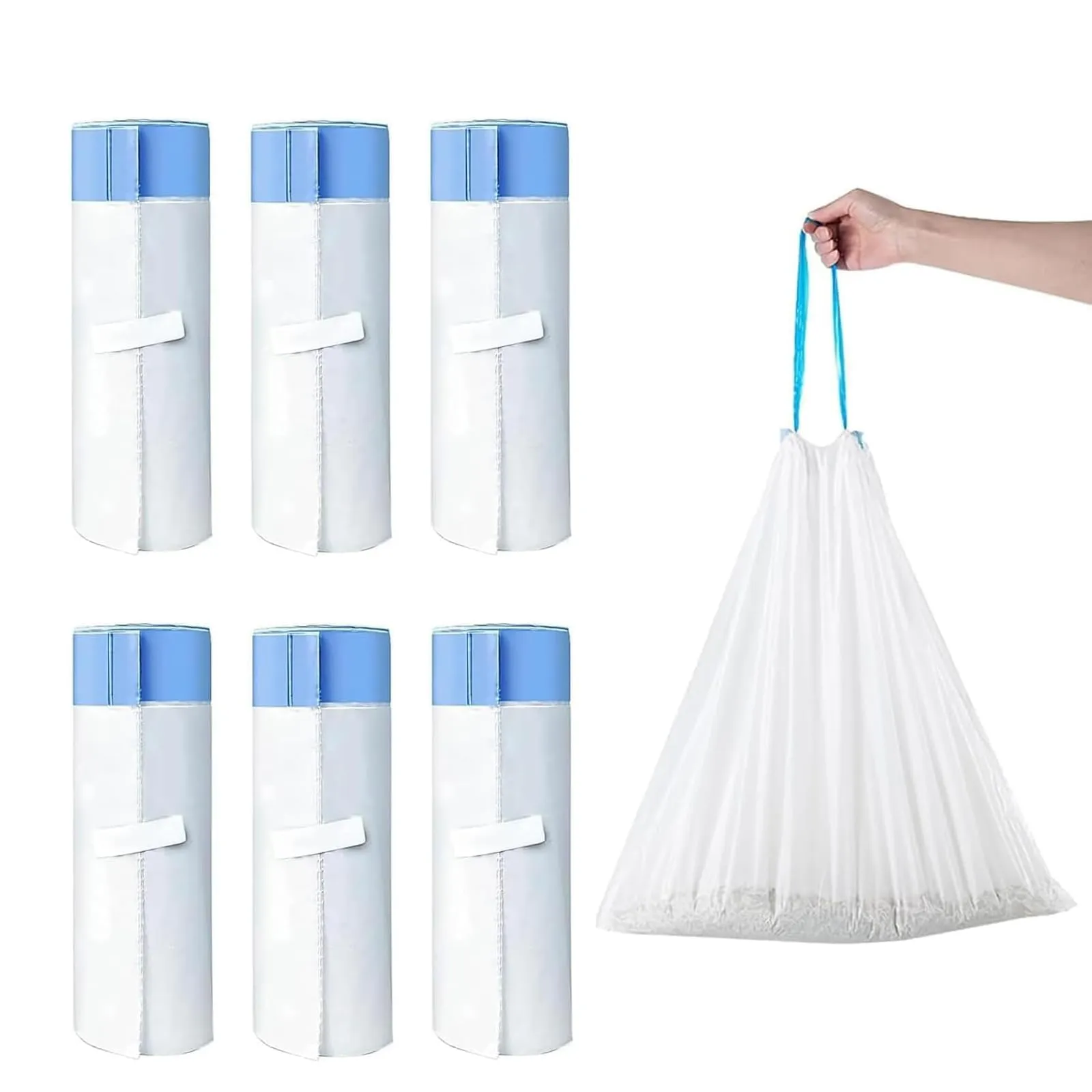 RMAN Sacchetti Lettiera Gatto per Lettiera Autopulente, 550 x 300 mm, 90 unità - immagine 1