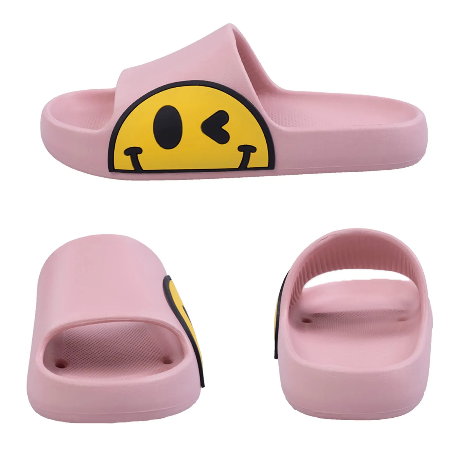 Waysoland Ciabatte Sandali in EVA Antiscivolo Unisex e Bambini, Rosa, 39/40 EU - immagine 3