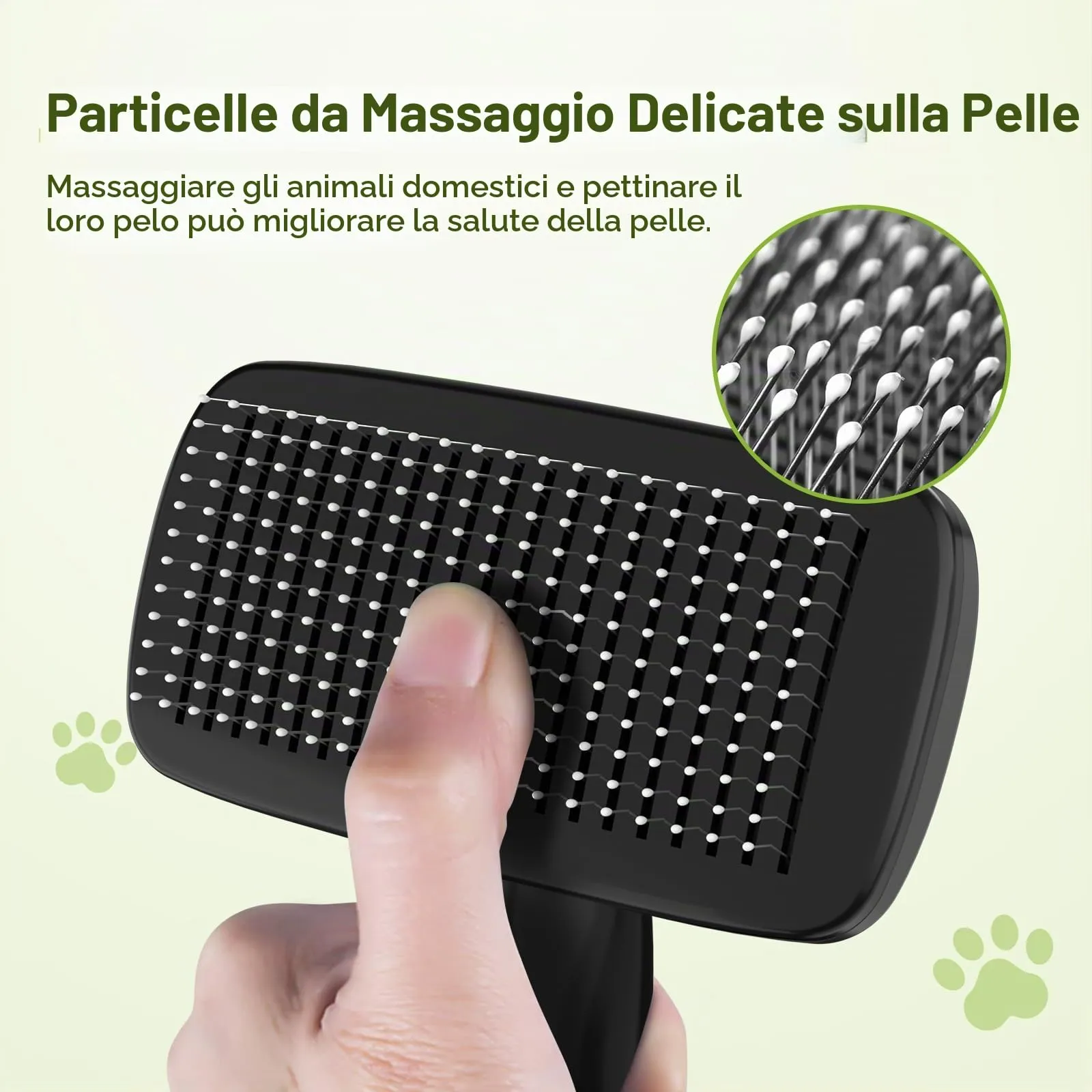 Pecute Spazzola Autopulente per Cani Gatti, Pettine Massaggiante - immagine 3