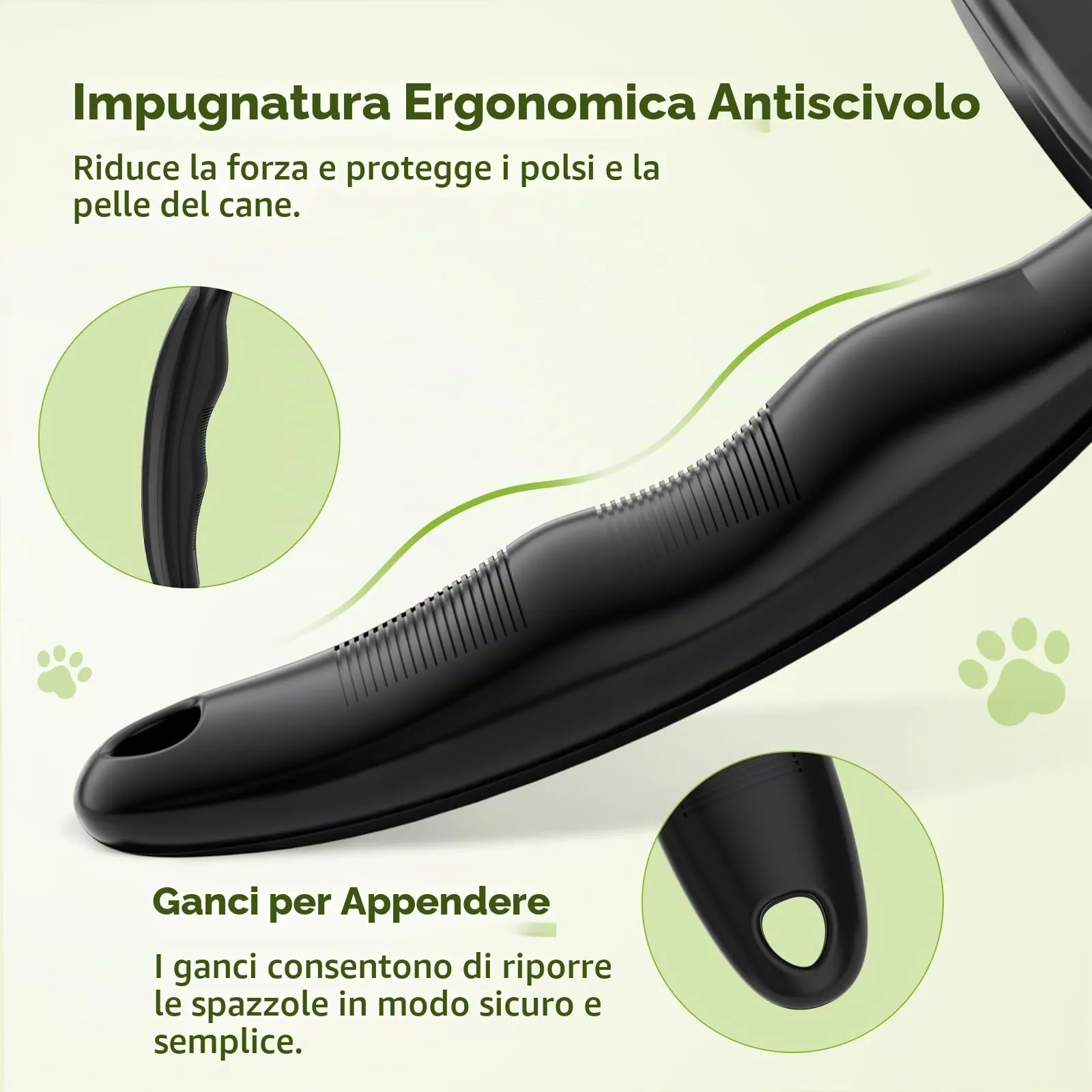 Pecute Spazzola Autopulente per Cani Gatti, Pettine Massaggiante - immagine 5